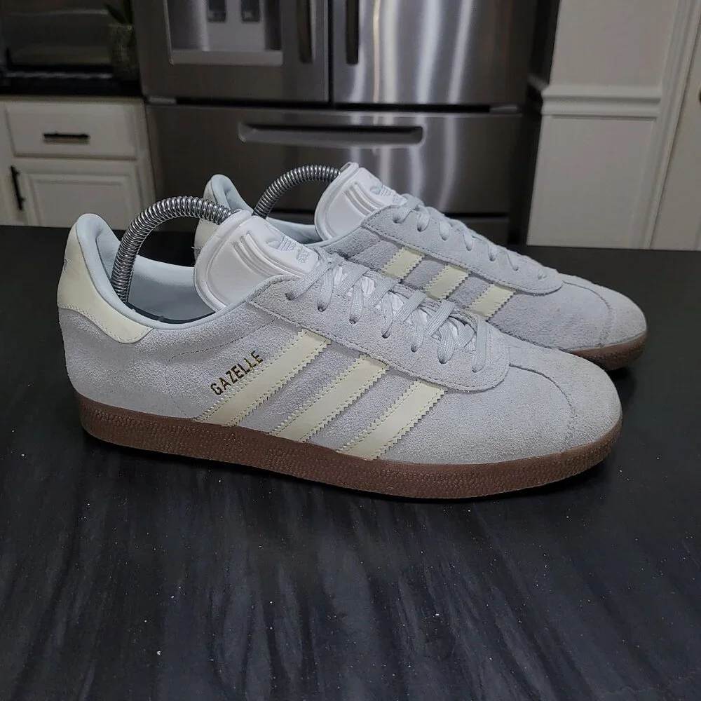 Adidas Gazelle Originals OG Blue Tint/ White Gum Sole CQ2178 - Picture 11 of 16
